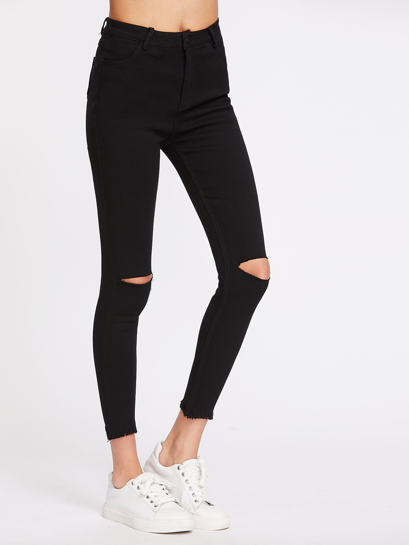http://it.shein.com/Knee-Cut-Frayed-Hem-Skinny-Jeans-p-355439-cat-1740.html