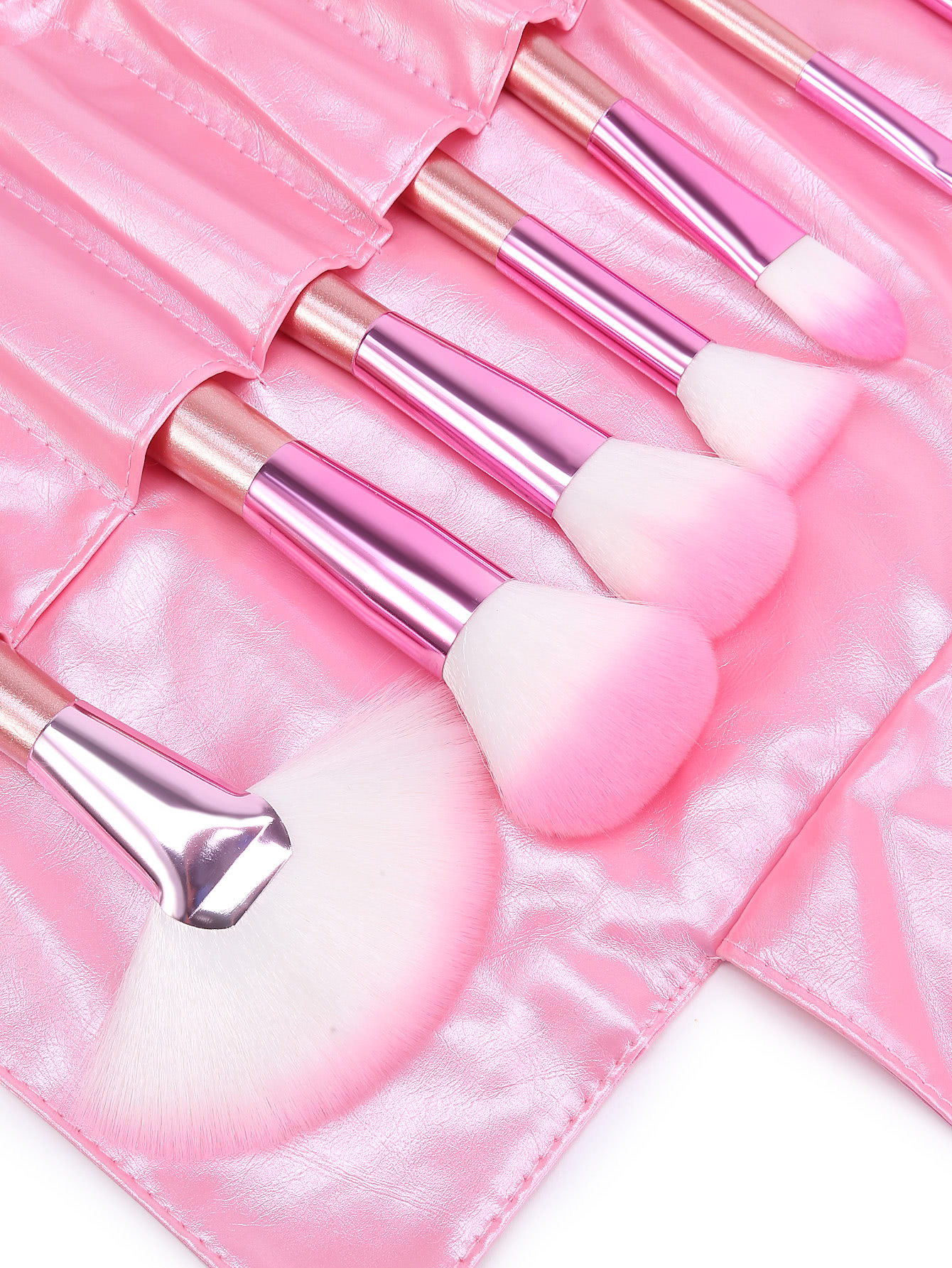 Professional Cosmetic Brush Set With Bag SheIn(Sheinside)