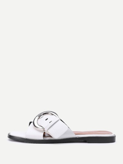 cross buckle sandals