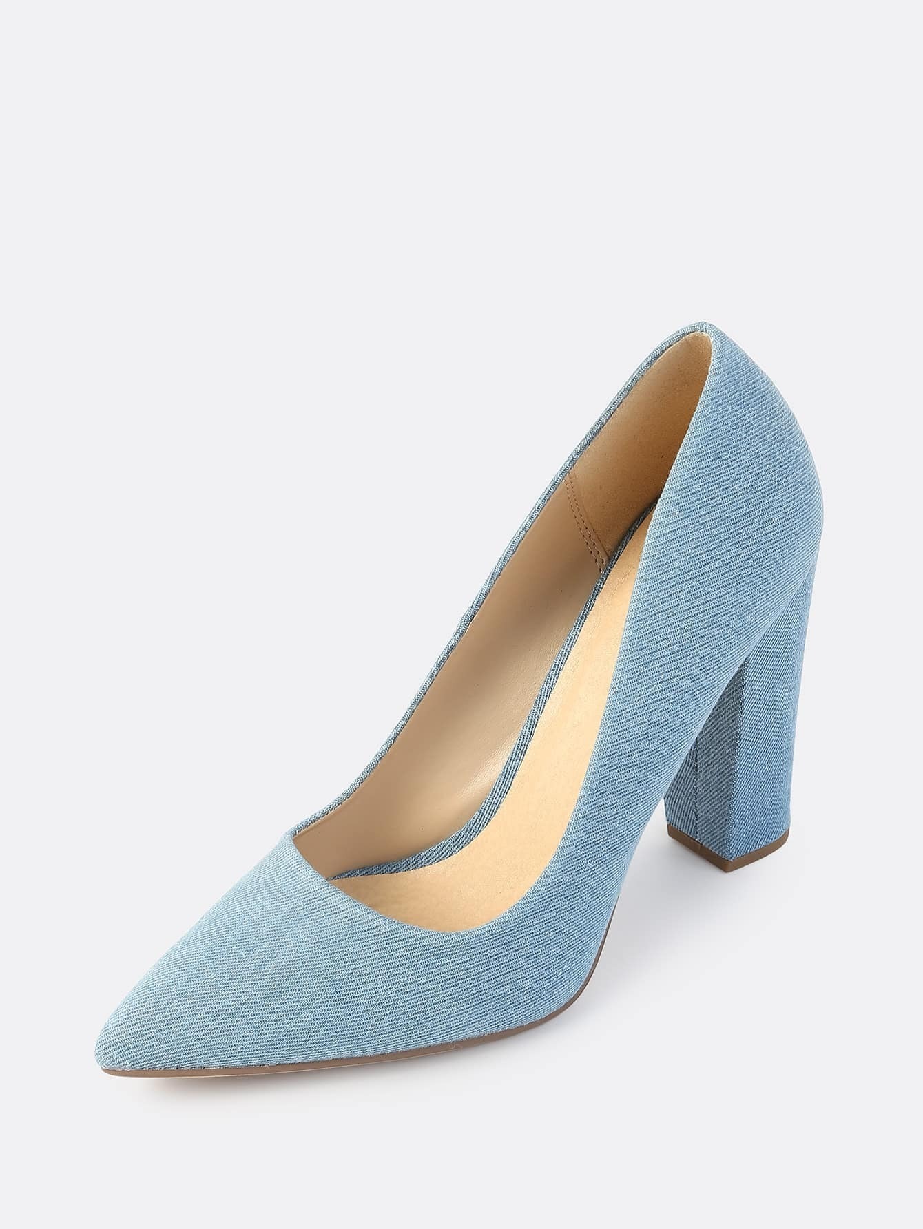 denim heels for women