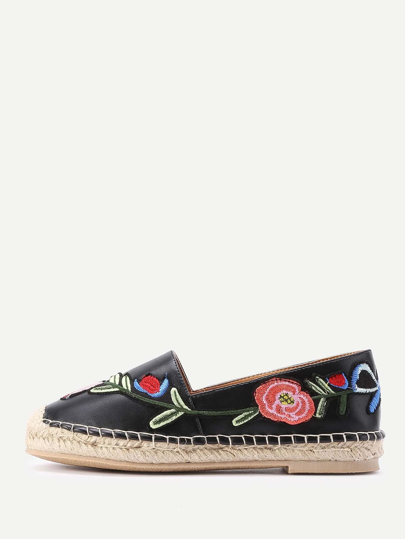 born stitch espadrille flats