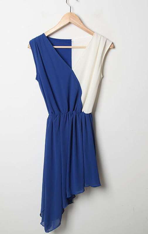 black patchwork white v neck tank asymmetrical chiffon blue patchwork white v neck tank asymmetrical chiffon dress shein sheinside black patchwork white v neck tank asymmetrical chiffon blue patchwork white v neck tank asymmetrical chiffon dress shein sheinside