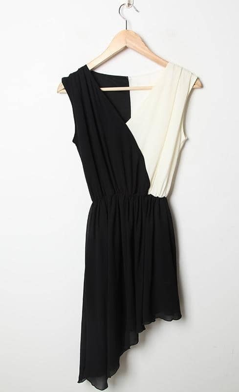 black patchwork white v neck tank asymmetrical chiffon black patchwork white v neck tank asymmetrical chiffon dress shein sheinside black patchwork white v neck tank asymmetrical chiffon black patchwork white v neck tank asymmetrical chiffon dress shein sheinside