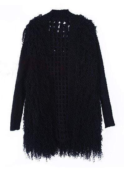 tassel cardigan sweater