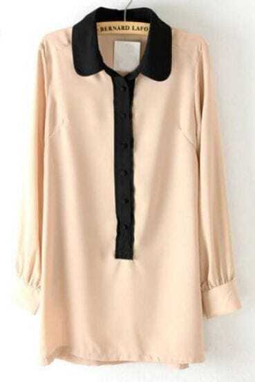 khaki chiffon blouse