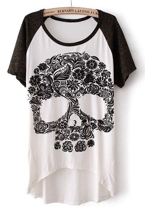 skull shirt shein