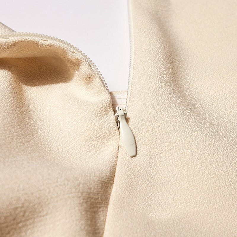 Purple Half Sleeve Metallic Yoke Zigzag Dress SheIn(Sheinside)