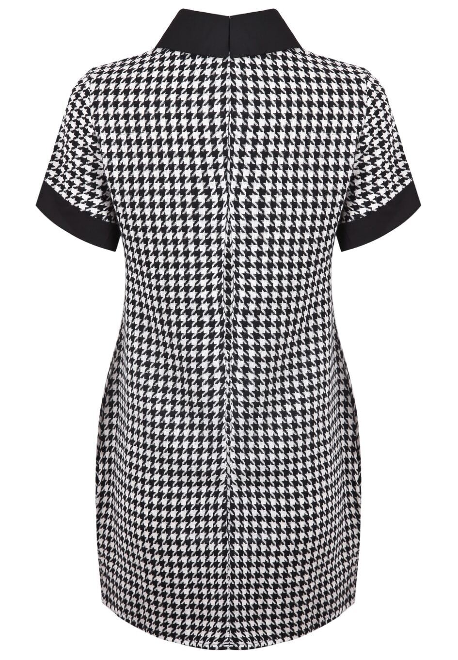 shein houndstooth dress