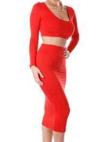 Womens Red Jumpsuit