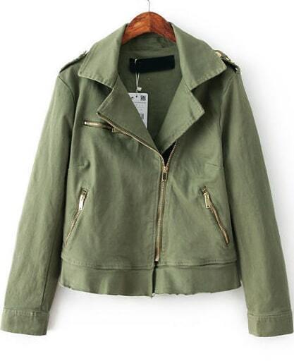 dark green long sleeve jacket