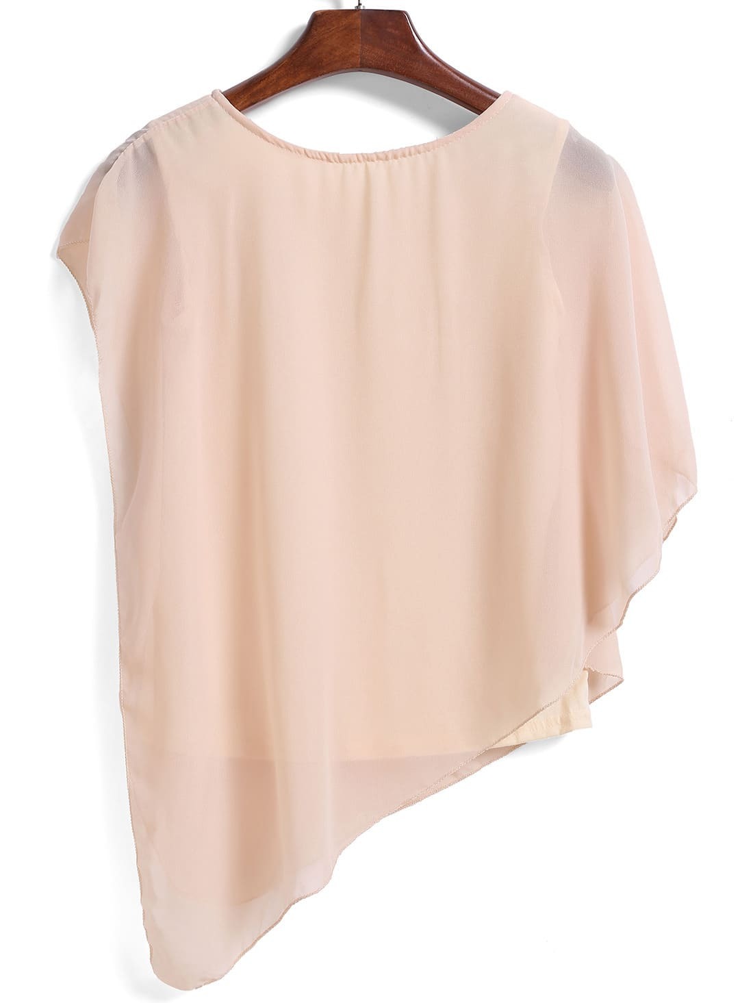 khaki chiffon blouse
