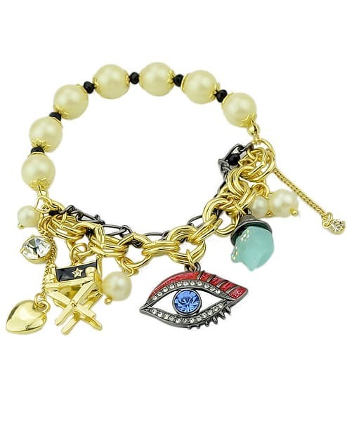 Gold Bead Eye Bracelet