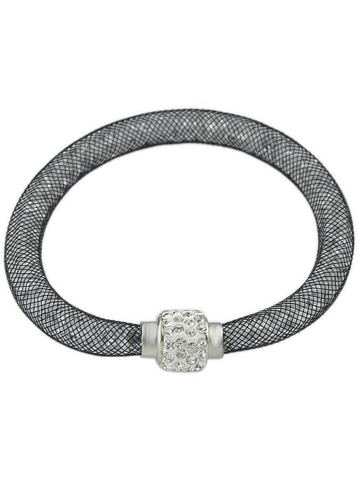 Grey With Diamond Bracelet