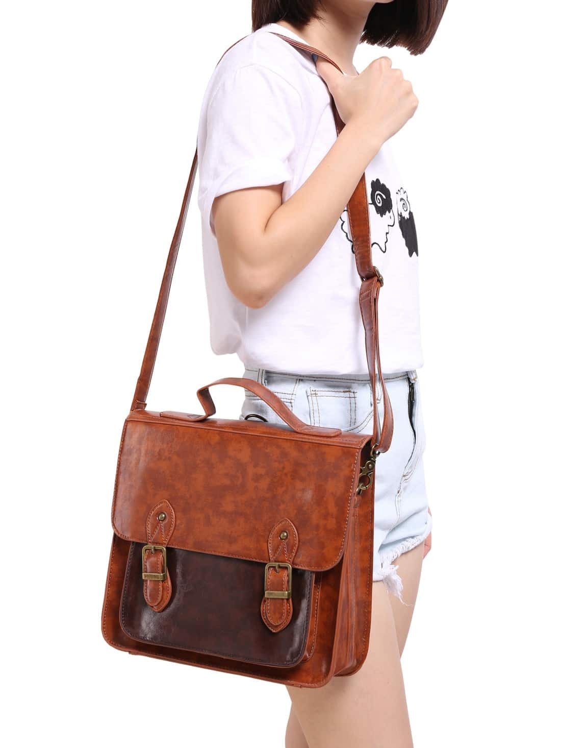 coffee-vintage-buckle-pu-bag-shein-sheinside