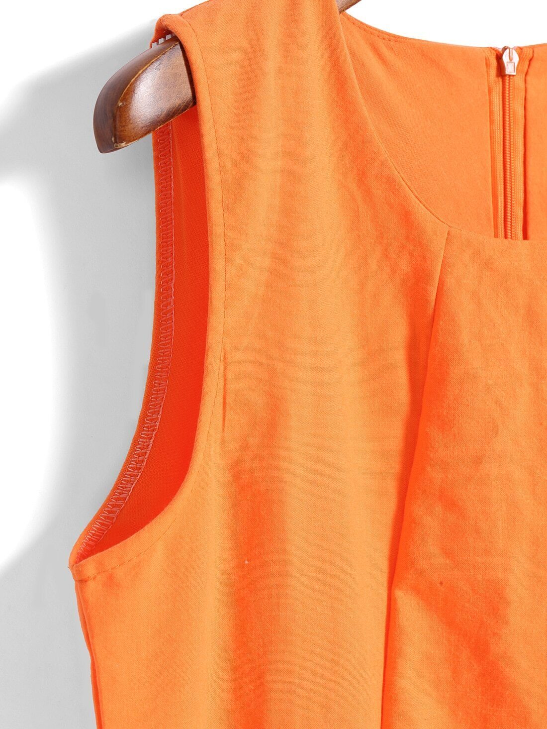 plus size orange tank dress