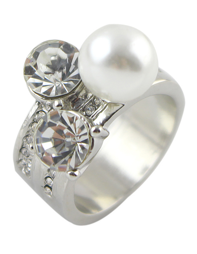 New Style Cheap Wholesale Wide Silver Plated Ring SheIn(Sheinside)