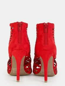talon ouvert rouge