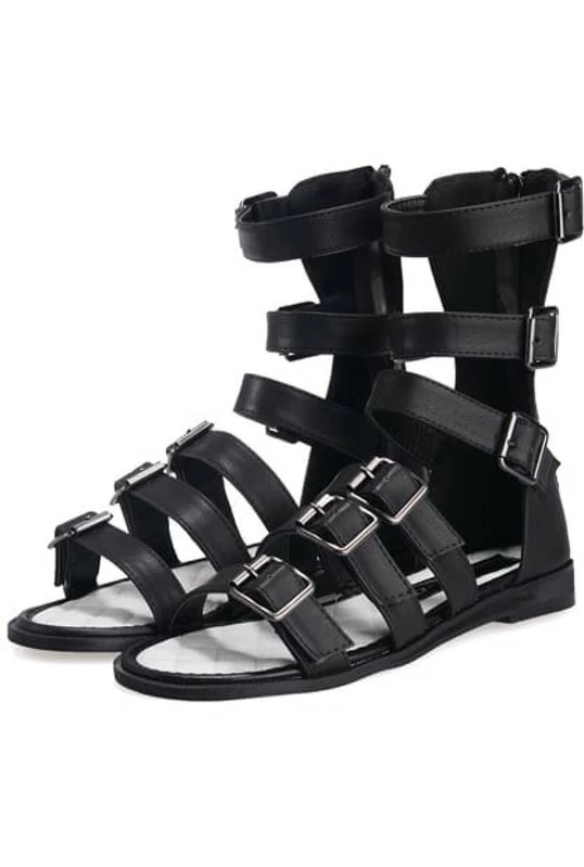 sandalias bajas mujer