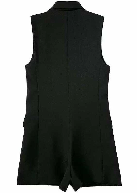 black vest jumpsuit