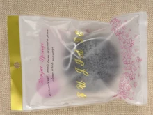 Black Natural Konjac Konnyaku Jelly Fiber Face Wash Cleansing Sponge Puff