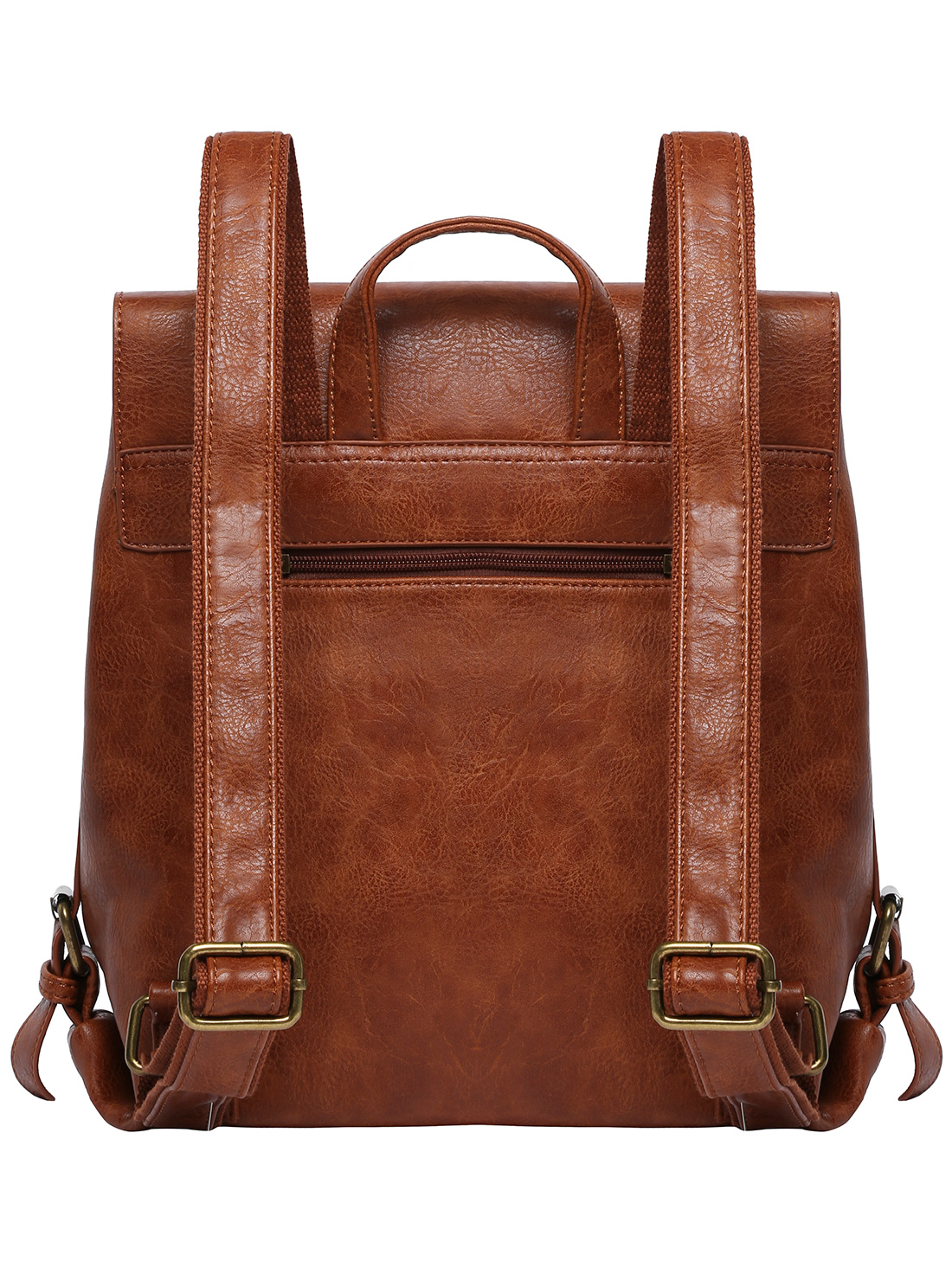 Buckle PU Backpacks SheIn(Sheinside)