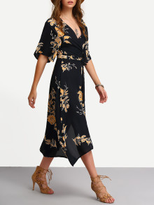 wrap dresses shein