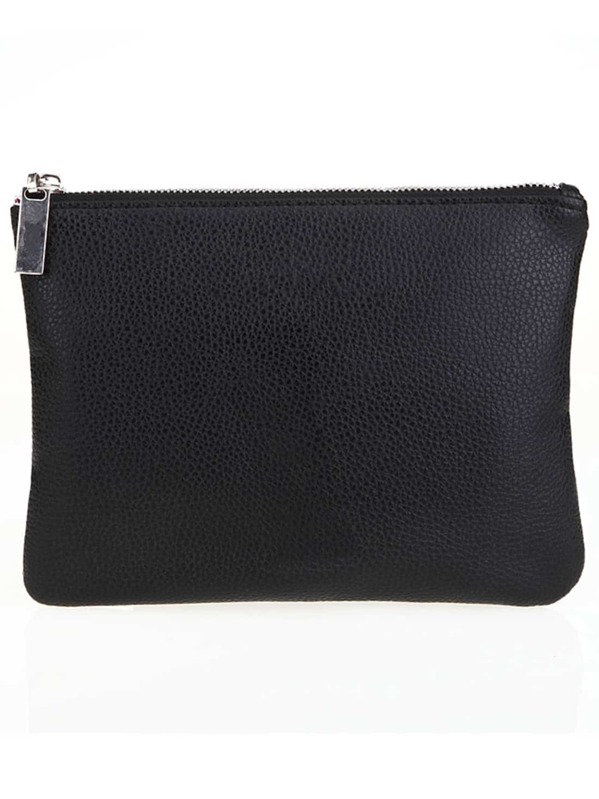 Embossed Black Makeup Bag Shein Sheinside