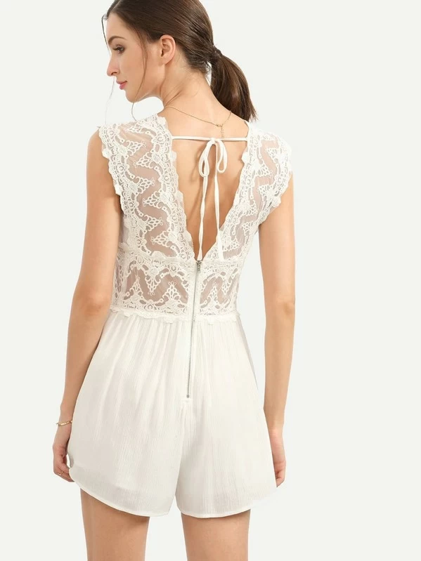 white lace jumpsuit australia