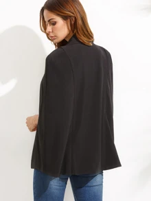 Shawl Collar Cape Sleeve Blazer