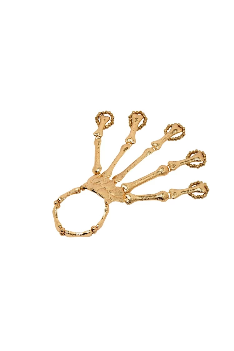 Gold Skeleton Hand Bracelet Shein Usa Gold Skeleton Hand Bracelet Shein Usa