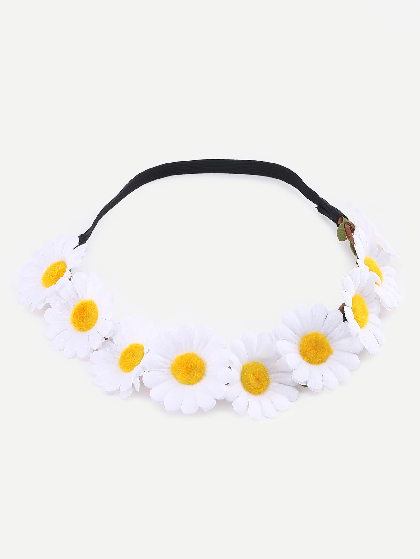 Daisy Flower Crown Headband -SheIn(Sheinside)