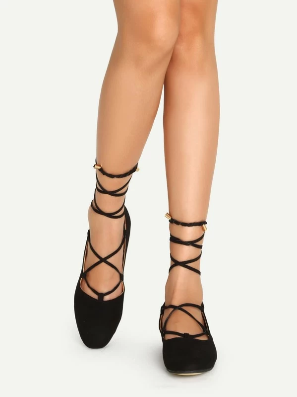 lace up flats australia