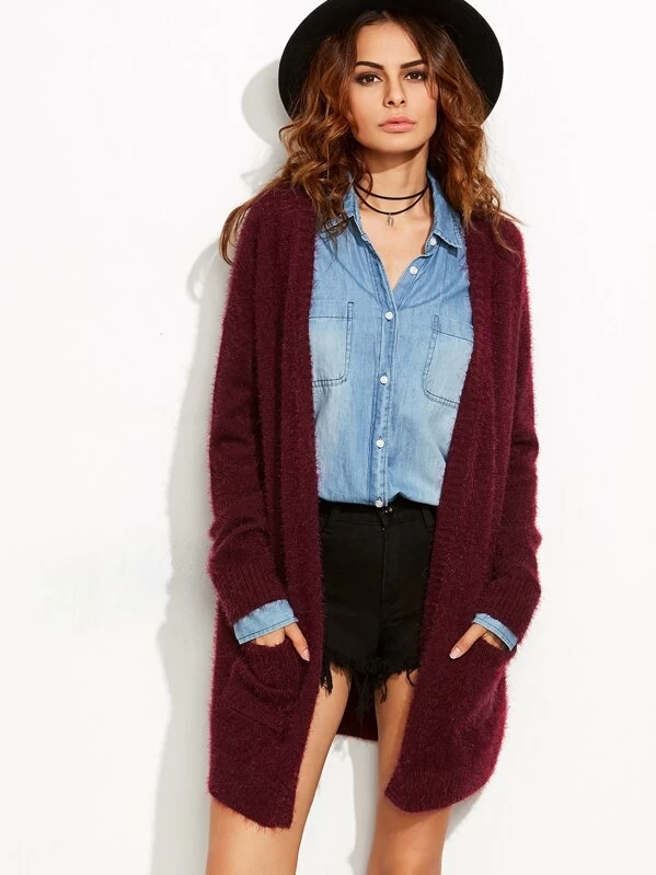 sweater coat with pockets