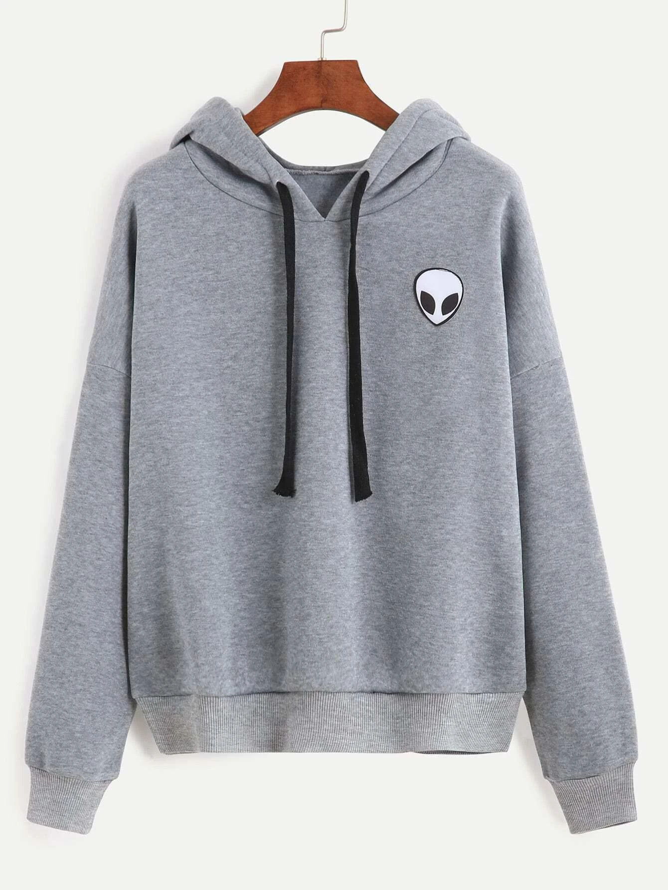 Sudadera gris shein Clearance