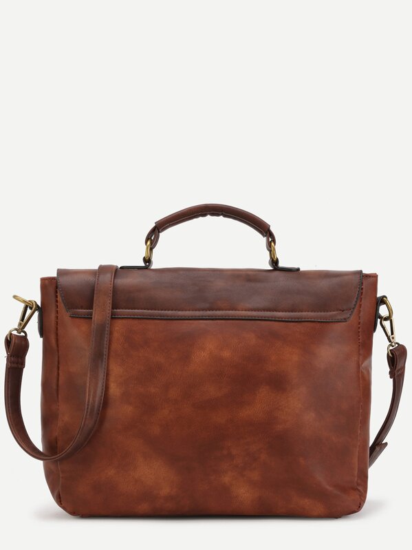 Main En Sac Color Avec À Block Cartable Similicuir Rivets lJTFK1c