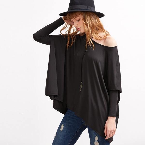 

Gigot Sleeve Batwing T-shirt