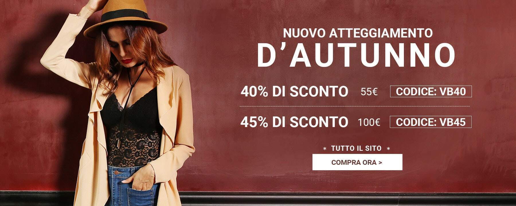 NUOVO ATTEGGIAMENTO D’AUTUNNO