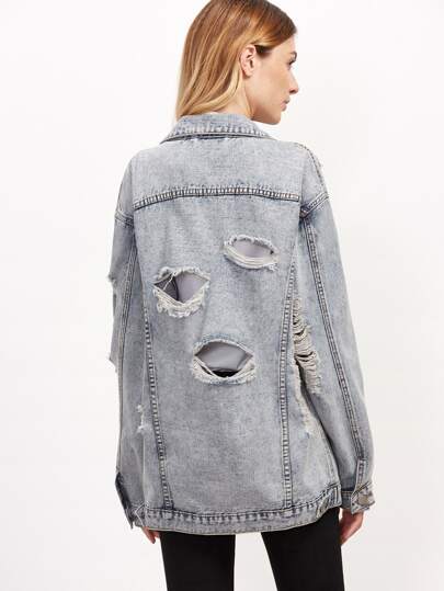 Grey marl single button boyfriend jacket