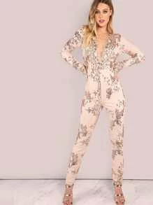 rose gold jumpsuit uk