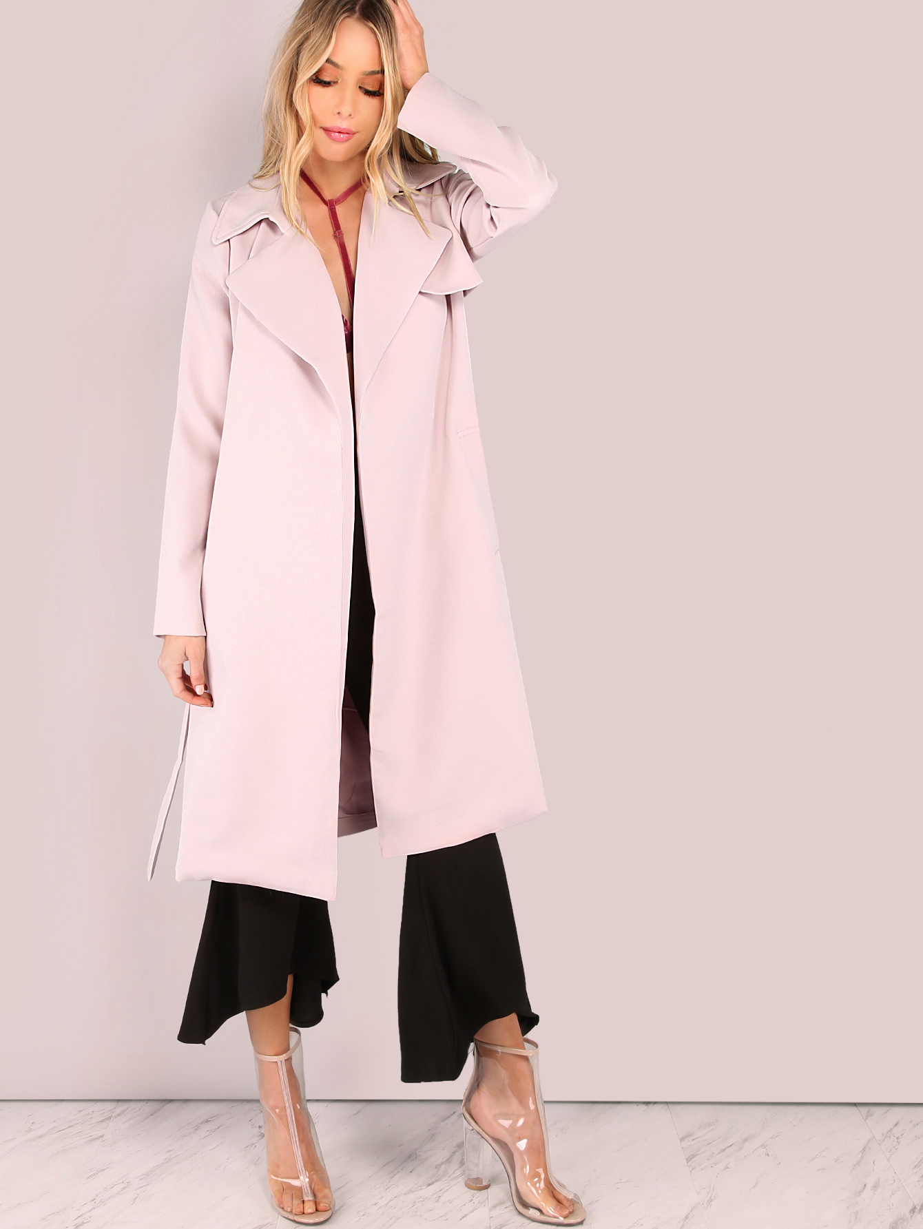 Charlotte Fashion Guitar Pink Trench Coat Trend Inspiration: Think Pink