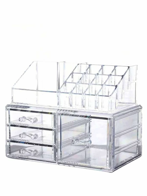 Acrylic Drawer Makeup Organizer Beauty Storage Shein Uk