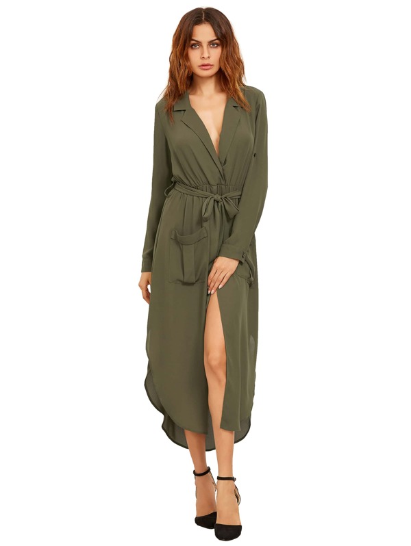 High Low Chiffon Dress