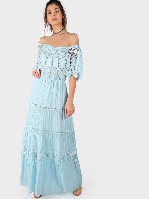 Aqua Maxi Dress