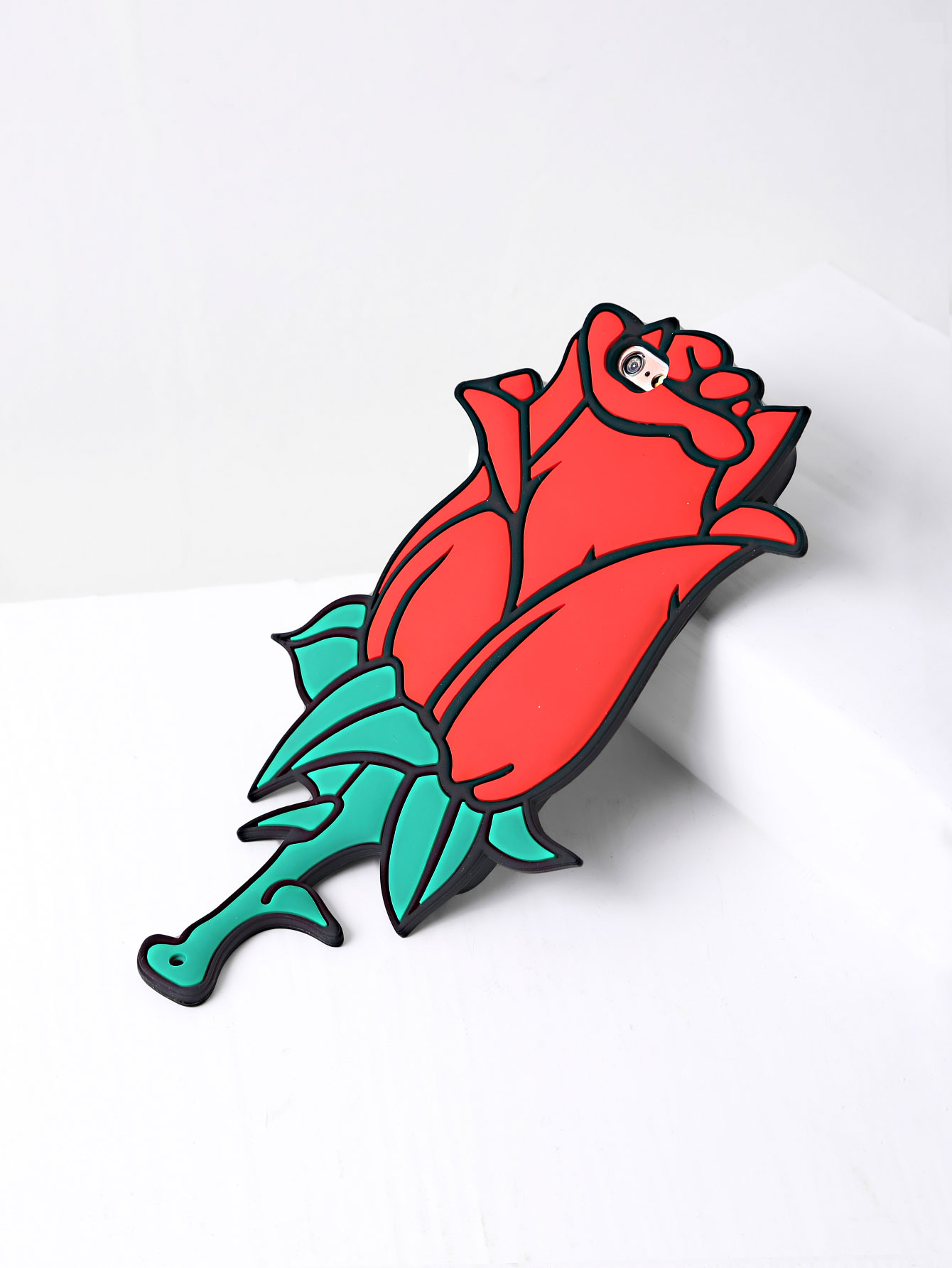 rose shaped iphone 6 6s case shein sheinside