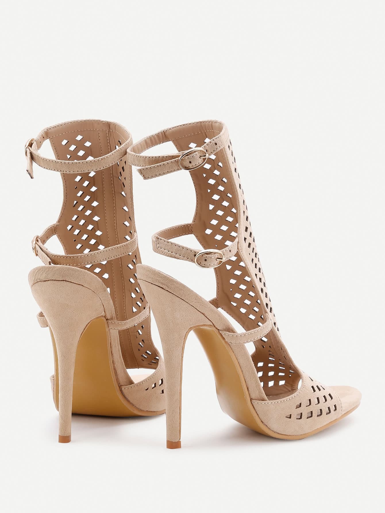Sandales À Compensés Au LaserShein Talons Hauts XPkOuTZi