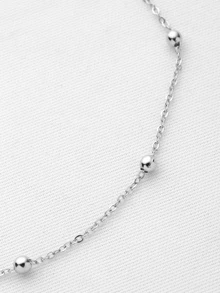 Beaded Detail Chain Choker