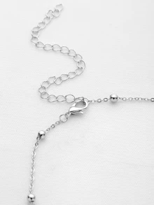 Beaded Detail Chain Choker
