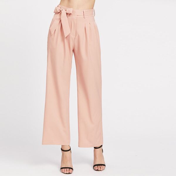 

Self Tie Waist Wide Leg Pants