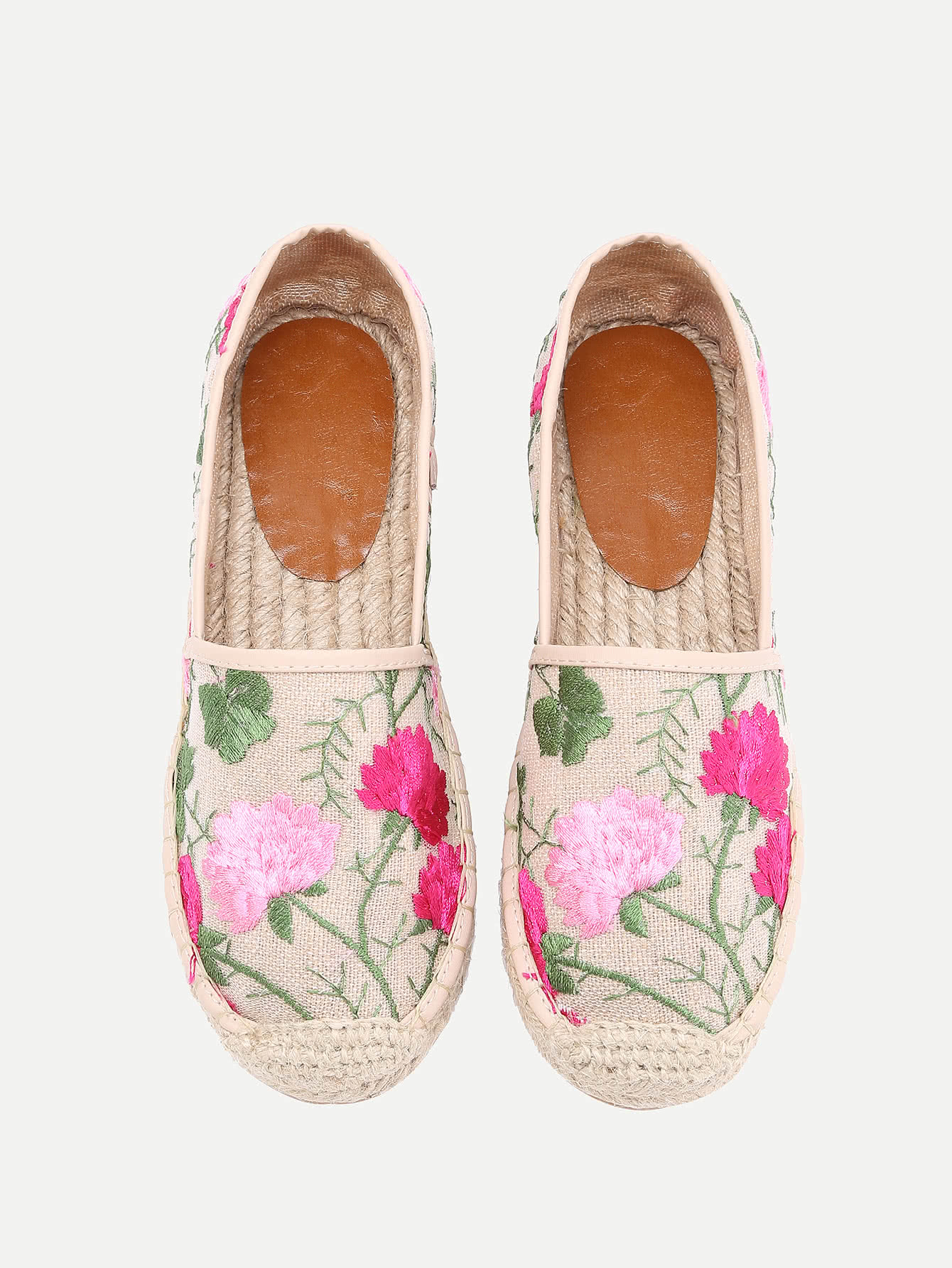 born stitch espadrille flats