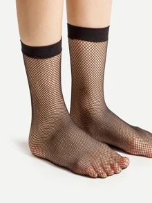Fishnet Ankle Socks 3 Pairs